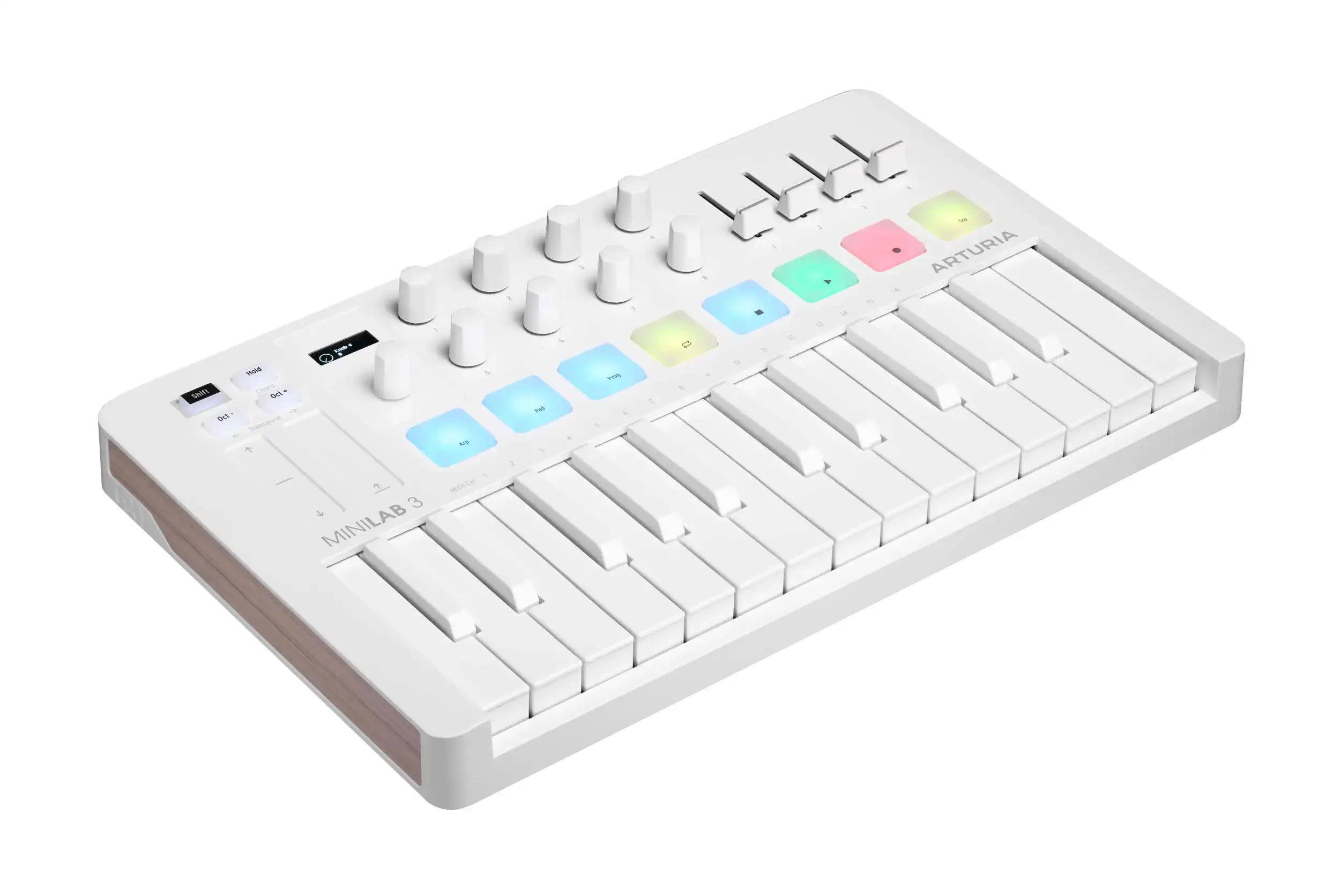 Arturia MiniLab 3 Alpine White - MIDI kontroler