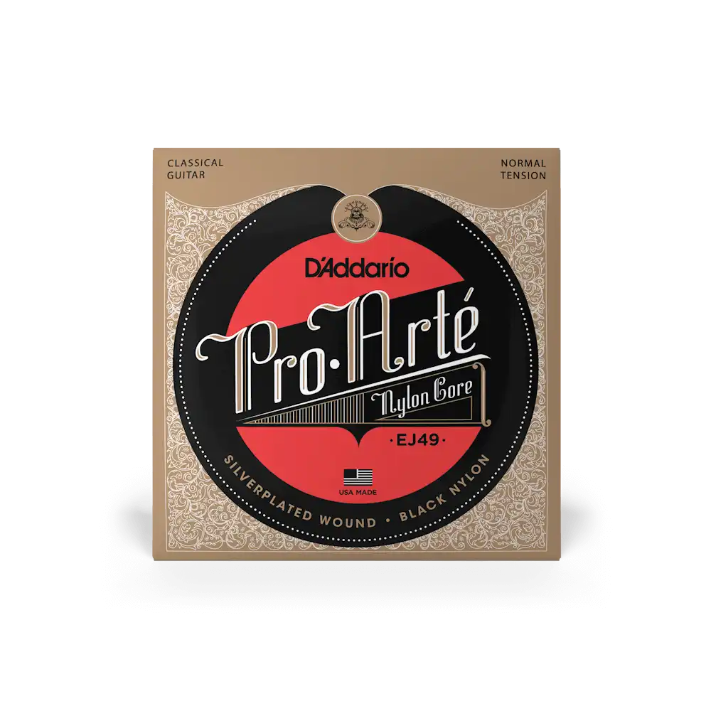 D'Addario EJ49 Black Nylon