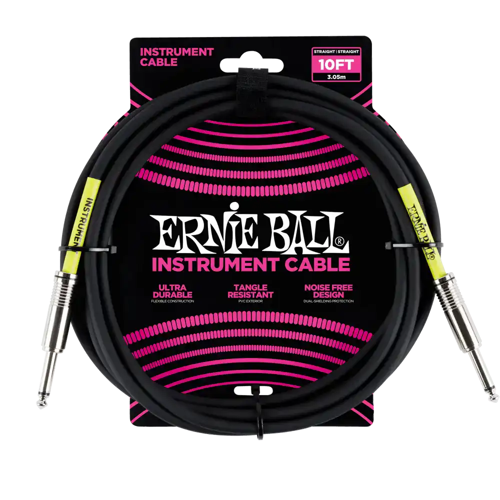 ERNIE BALL 6048 Black 3m - instrumentalni kabel