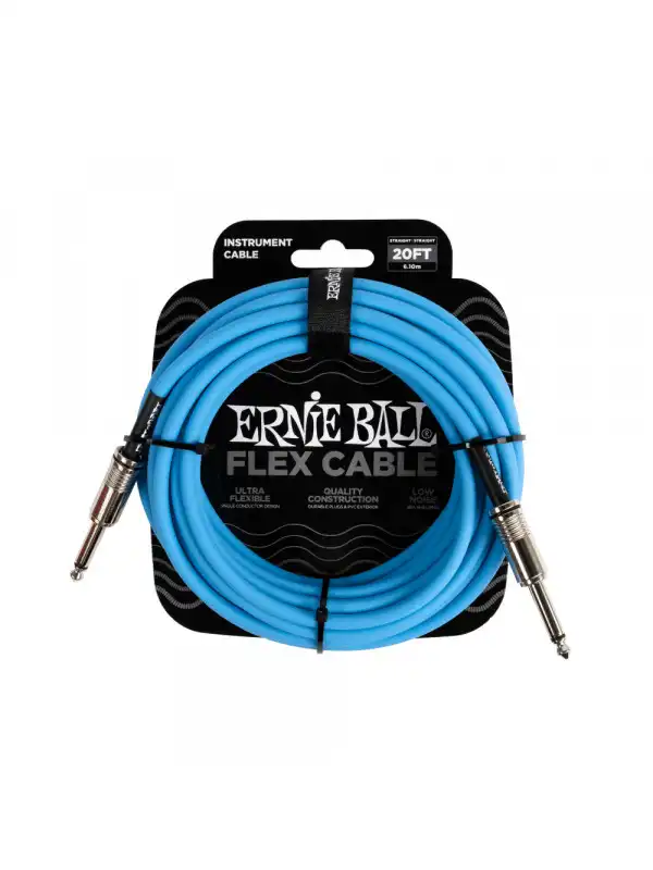 ERNIE BALL 6417 Flex Blue 6m - instrumentalni kabel