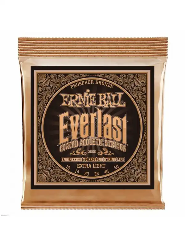 ERNIE BALL 2550 EVERLAST 10-50 Coated Acoustic Guitar Strings